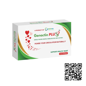 Genactin Plus – Premium Cardiovascular Nutraceutical for  Healthy Heart  &  Blood Flow