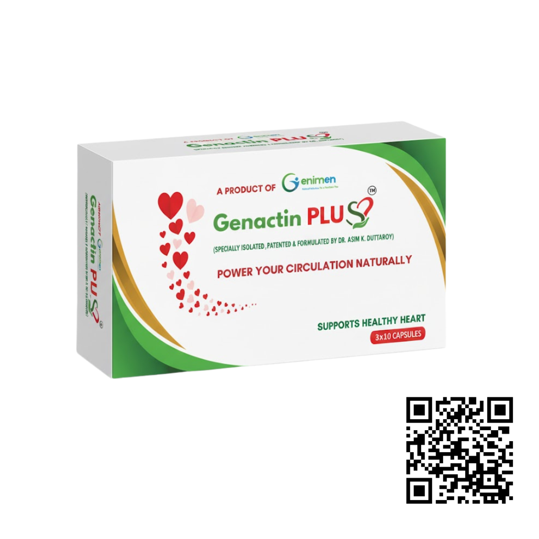 Genactin Plus – Premium Cardiovascular Nutraceutical for Healthy Heart & Blood Flow